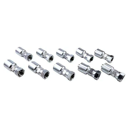 10PCS Hydraulic Hose Fitting With 5/8" Female JIC Swivel Thread 10643-10-08 for Parker - KUDUPARTS