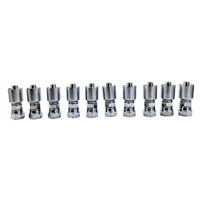 10PCS Hydraulic Hose Fitting With 5/8" Female JIC Swivel Thread 10643-10-08 for Parker