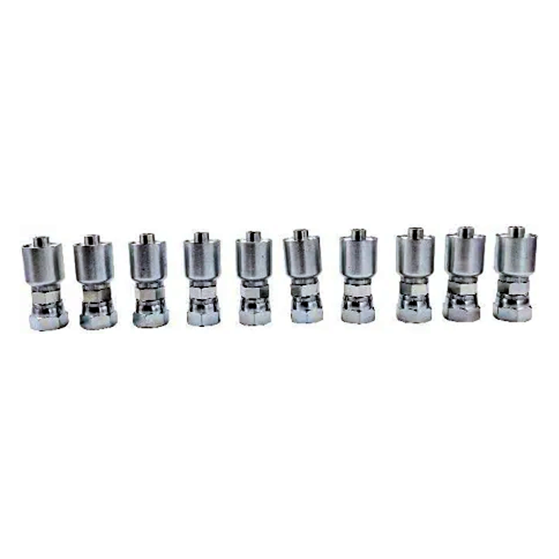 10PCS Hydraulic Hose Fitting With 5/8" Female JIC Swivel Thread 10643-10-08 for Parker - KUDUPARTS