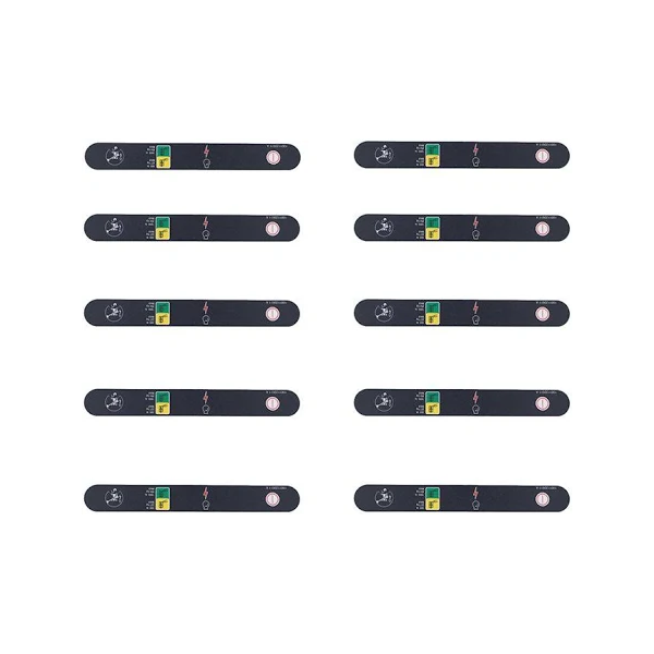 10 PCS Stop Decal 1001122611 for JLG Boom Lift 1250AJP 340AJ 1350SJP - KUDUPARTS