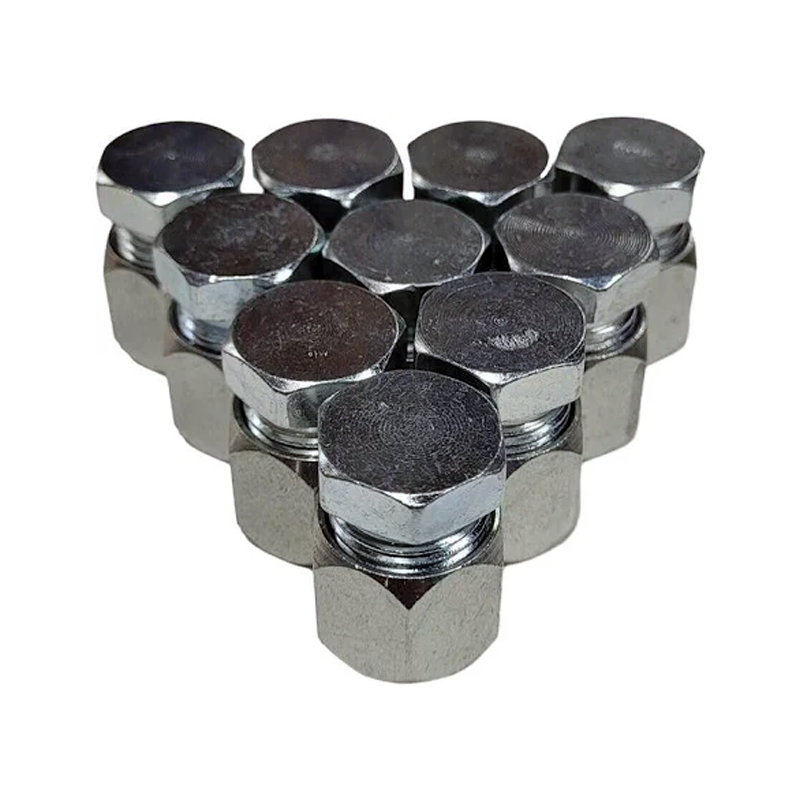 10 Pcs 1/2" JIC Cap and Plug Combo Hydraulic Fitting 2408-08 0304-C-08 - KUDUPARTS