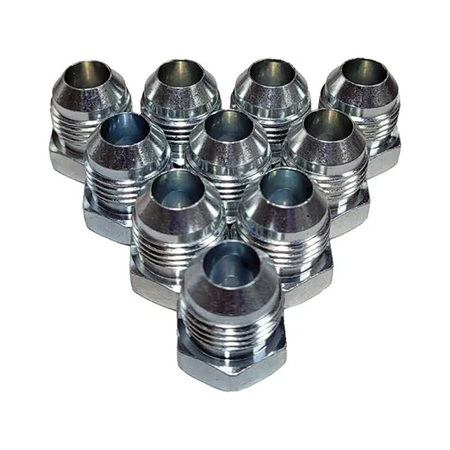 10 Pcs 1/2" JIC Cap and Plug Combo Hydraulic Fitting 2408-08 0304-C-08 - KUDUPARTS