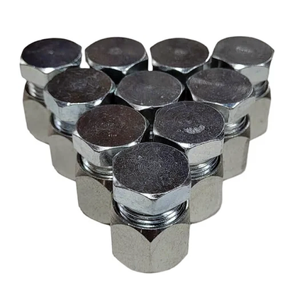 Raccord hydraulique combiné bouchon et bouchon JIC 1/4" 10 pièces 2408-04 0304-C-04