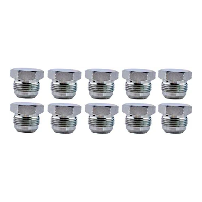 10 Pcs 1" JIC Cap and Plug Combo Hydraulic Fitting 2408-16 0304-C-16