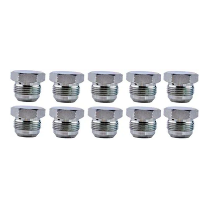 10 Pcs 1" JIC Cap and Plug Combo Hydraulic Fitting 2408-16 0304-C-16