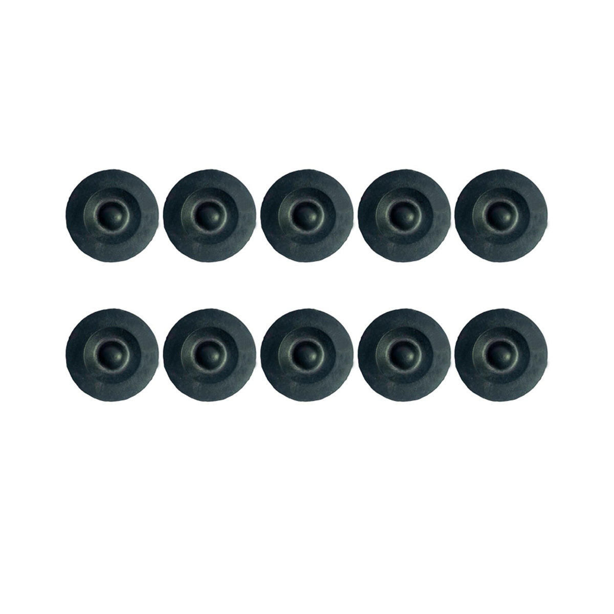 10 Pcs Black Rubber Grease Plug Hub Dust Cap TLU31-0009 085-001-SP for Dexter EZ Lube Trailer Axle - KUDUPARTS