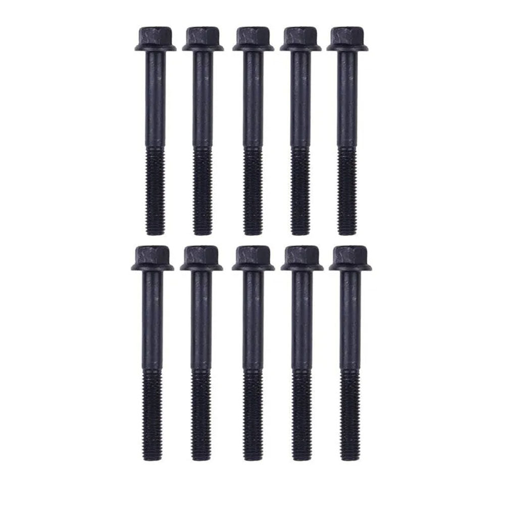 10Pcs Cylinder Head Bolt 4352126 for Kubota Engine V3307 V3307-CR-T-E4B Jacobsen Mower HR800 - KUDUPARTS
