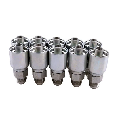 10 Pcs Hydraulic Hose Fitting With 1/2" Male JIC 10343-8-8 for Parker