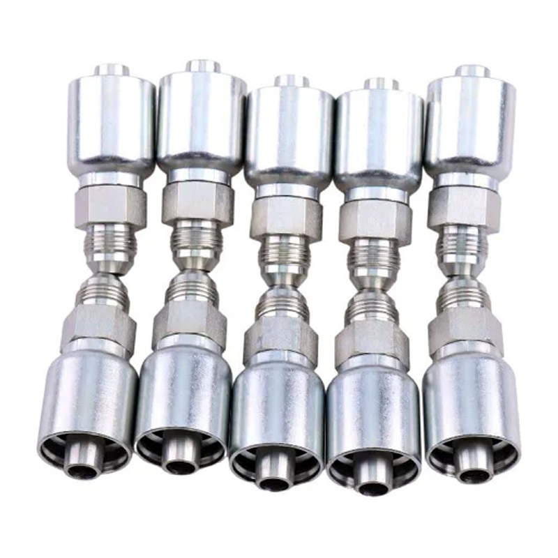 10 Pcs Hydraulic Hose Fitting With 1/2" Male JIC 10343-8-8 for Parker - KUDUPARTS