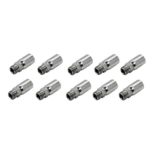 10 Pcs Hydraulic Hose Fitting With 1/2" NPT Male 06U-108 for Parker - KUDUPARTS
