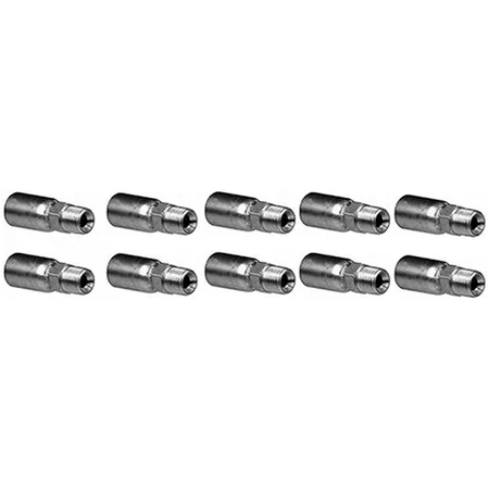 10 Pcs Hydraulic Hose Fitting With 1/2" NPT Male MP-08-08 for Parker - KUDUPARTS