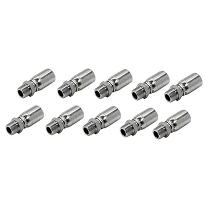 10 Pcs Hydraulic Hose Fitting With 3/8" NPT Male Swivel 06U-J06 for Parker 100R1 100R2 100R17