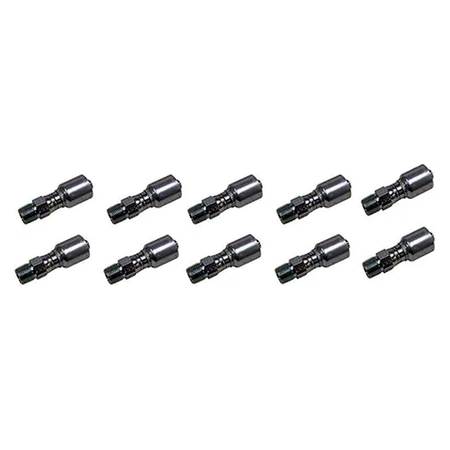 10 Pcs Hydraulic Hose Fitting With 3/8" NPT Male Swivel 11343-6-6 for Parker - KUDUPARTS