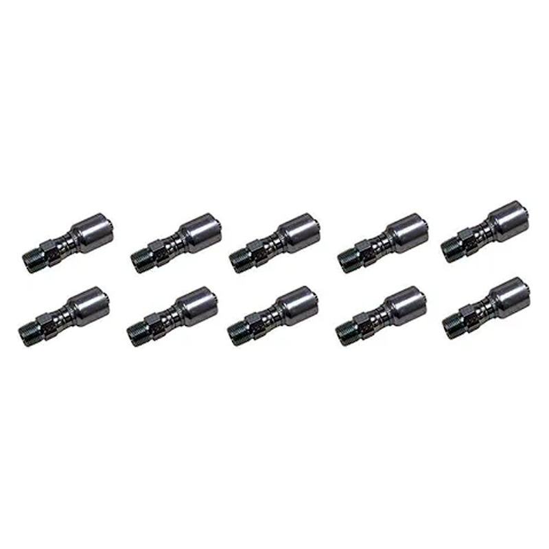 10 Pcs Hydraulic Hose Fitting With 3/8" NPT Male Swivel 11343-6-6 for Parker - KUDUPARTS
