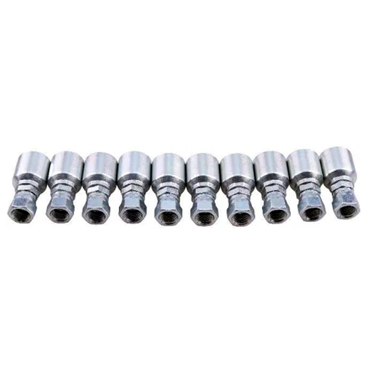 10 Pcs Hydraulic Hose Fitting With 3/8" Thread 10643-6-6 for Parker - KUDUPARTS
