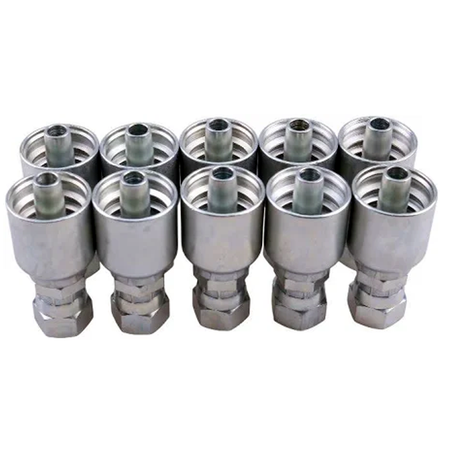 10 Pcs Hydraulic Hose Fitting With 3/8" Thread 10643-6-6 for Parker - KUDUPARTS