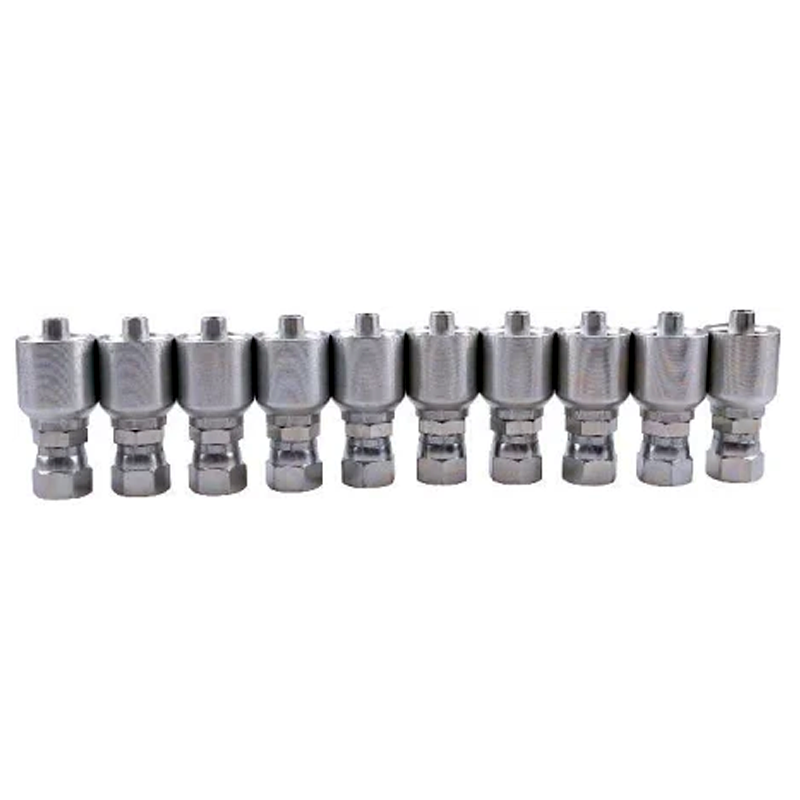 10 Pcs Hydraulic Hose Fitting With 3/8" Thread 10643-6-6 for Parker - KUDUPARTS