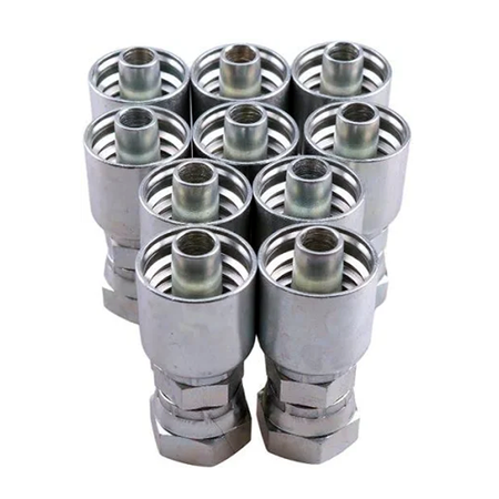 10 Pcs Hydraulic Hose Fitting With 5/8" Female JIC Swivel 10643-10-8 for Parker - KUDUPARTS