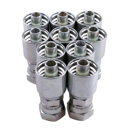 10 Pcs Hydraulic Hose Fitting With 5/8" Female JIC Swivel 10643-10-8 for Parker - KUDUPARTS