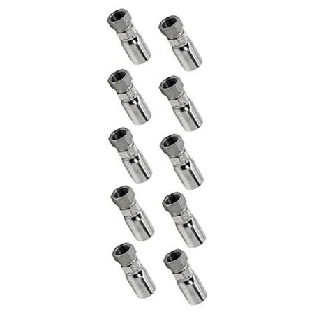 10 Pcs Hydraulic Hose Fitting With 5/8" Thread FJX-08-10 for Parker - KUDUPARTS