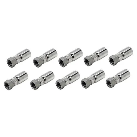 10 Pcs Hydraulic Hose Fitting With 5/8" Thread FJX-08-10 for Parker - KUDUPARTS