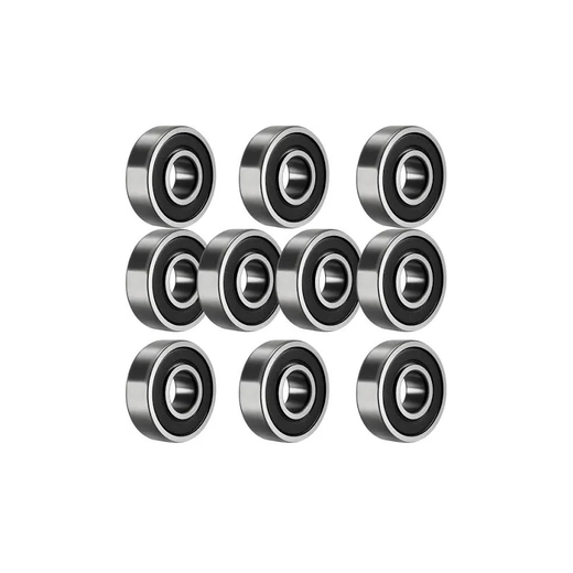 10 Pieces 12x32x10mm C3 Rubber Seal Ball Bearing 6201-2RS - KUDUPARTS