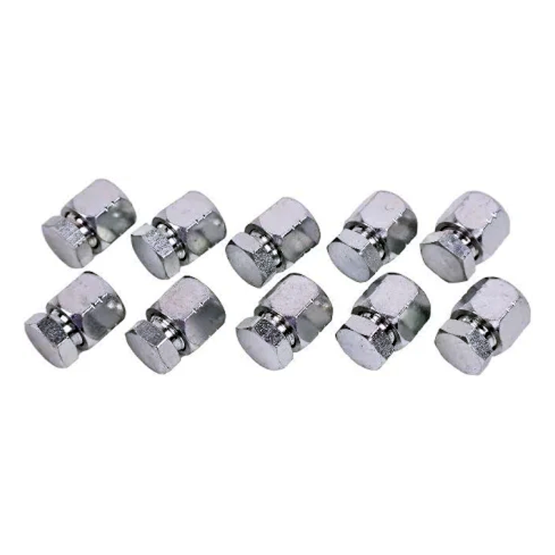 10 Pieces 3/8" JIC Cap and Plug Combo Hydraulic Fitting 2408-06 0304-C-06