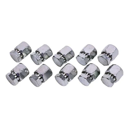 10 Pieces 3/8" JIC Cap and Plug Combo Hydraulic Fitting 2408-06 0304-C-06