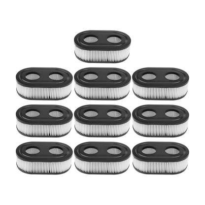 10 Pieces Air Filter 589669817 798452 for Briggs & Stratton Engine 4247 550EX Series Husqvarna Excellent LC348VI R 150 Troy Bilt TB110 TB230 TB115 Mower