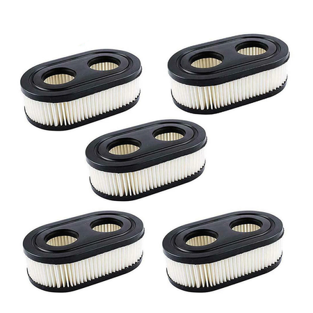 10 Pieces Air Filter 589669817 798452 for Briggs & Stratton Engine 4247 550EX Series Husqvarna Excellent LC348VI R 150 Troy Bilt TB110 TB230 TB115 Mower - KUDUPARTS