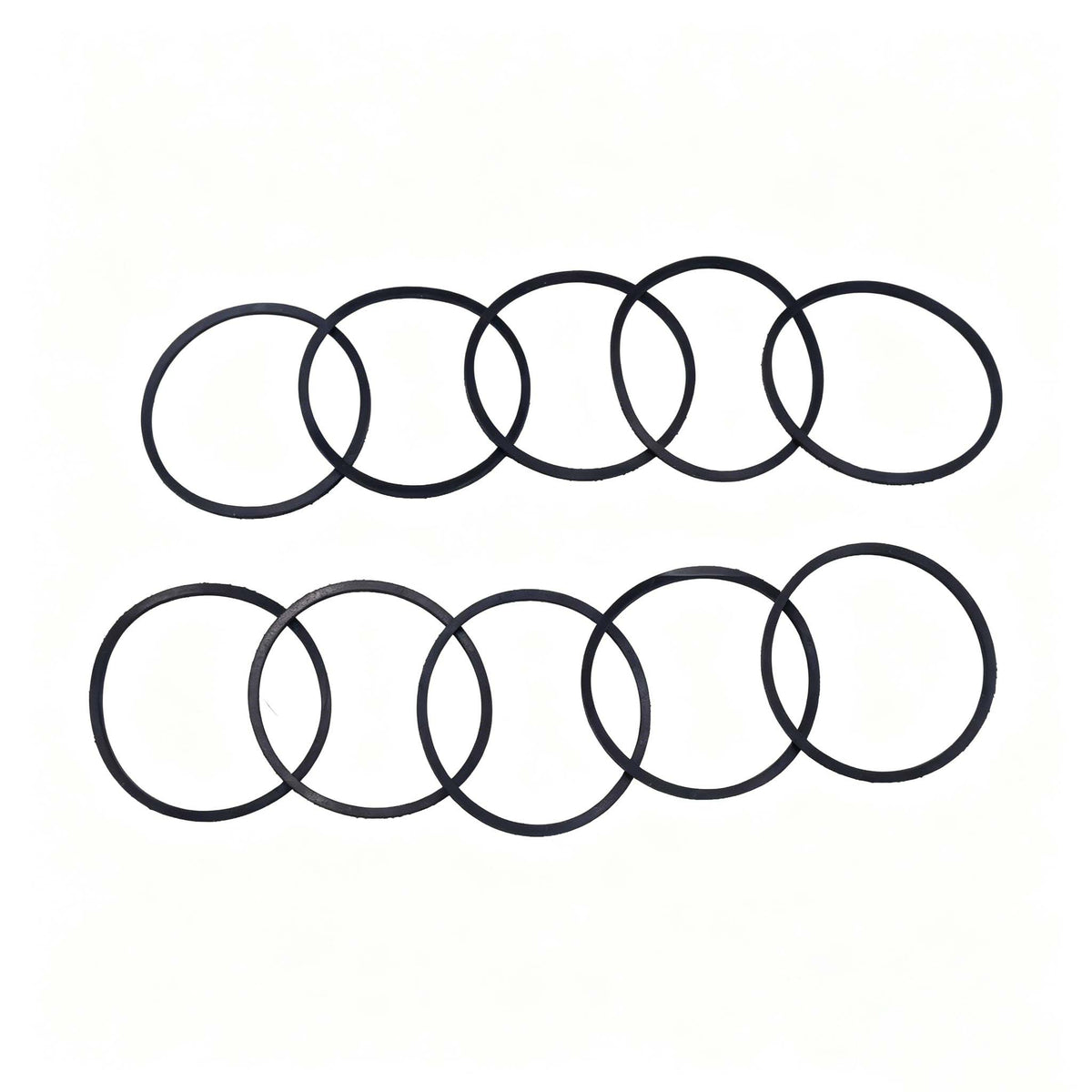 10 Pieces Carburetor Float Bowl Gasket 631028A 485-862 for Tecumseh Engine HM70 HM80 HM90 HM100 HHM80 MTD Snowblower - KUDUPARTS