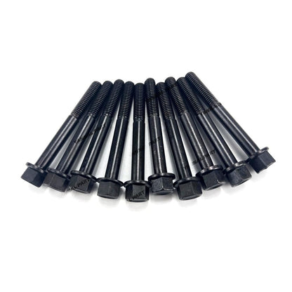 10 Pieces Cylinder Head Bolt 14601-03450 14601-03452 14601-03453 1J080-03450 for Kubota Engine Z402 Z482 Z602