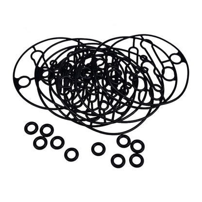 10 Pieces Float Bowl Gasket With Inlet Seal 698781 for Nikki Carburetor Briggs & Stratton Engine 201312 212707 216312 31E577 31D777 31S877 406677 441677 44C877