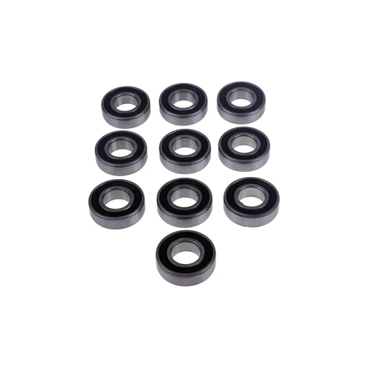 10 Pieces Idler Wheel Bearing 93306-00444-00 93306-00446-00 for Yamaha Snowmobile SRV XLV XL-V Bravo Road Star PW80 TTR90 - KUDUPARTS