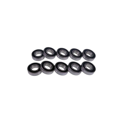 10 Pieces Idler Wheel Bearing 93306-00444-00 93306-00446-00 for Yamaha Snowmobile SRV XLV XL-V Bravo Road Star PW80 TTR90 - KUDUPARTS