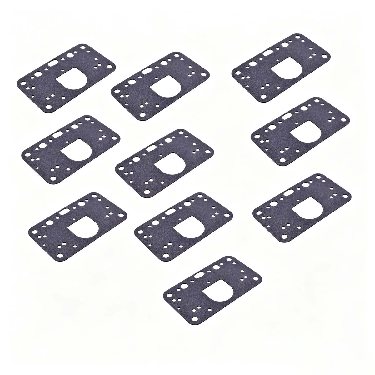 10 Pieces Metering Block Gasket 108-89 for Holley Carburetor 2300 4150 4160 Two Circuit 4500 Series - KUDUPARTS