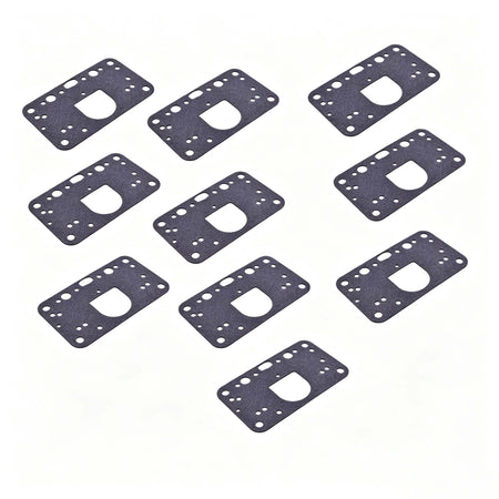 10 Pieces Metering Block Gasket 108-89 for Holley Carburetor 2300 4150 4160 Two Circuit 4500 Series - KUDUPARTS