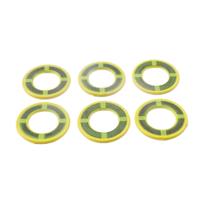 10 Pieces Oil Drain Plug Gasket 555-24 26-888593 for Mercury Outboard Mariner 135-400HP Verado 135-300HP - KUDUPARTS