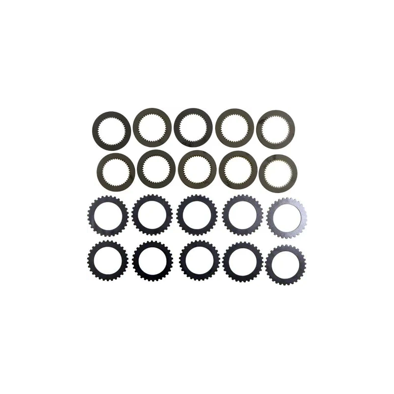 10+10 Pcs Synchro Shuttle Powershift 1st Gear Clutch for John Deere 210LE 310E 310G 410E 410G 485E