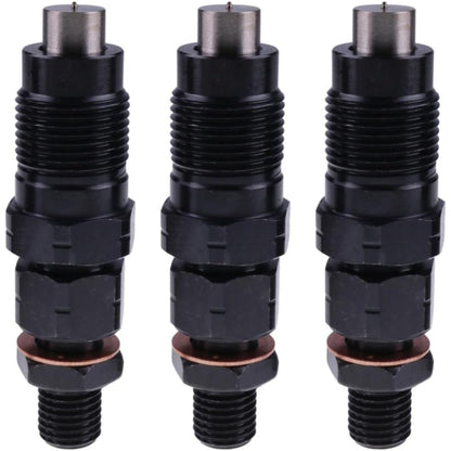 3Pcs Fuel Injector 8970799761 for Isuzu Engine John Deere 50ZTS 35ZTS 27ZTS Hitachi EX27U EX30U EX35U EX50U EX40U EX55UR-3 EX58MU Excavator - KUDUPARTS