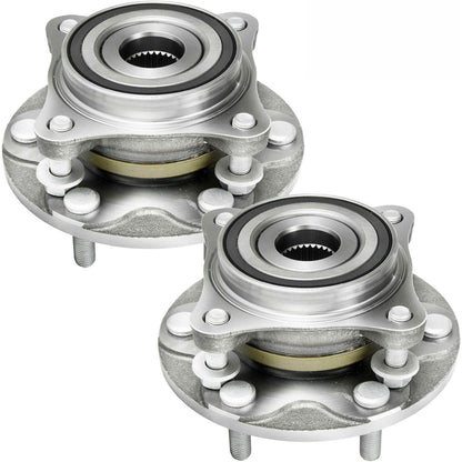 2 Sets Front Wheel Hub Bearing Kit 950-001 for Lexus GX460 GX470 Toyota 4Runner Tacoma FJCruiser - KUDUPARTS