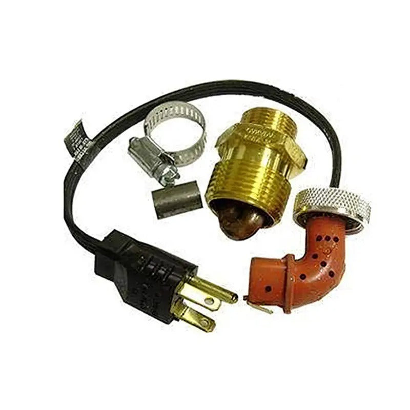 115V 0.4KW Block Heater 70000-73274 for Kubota Skid Steer Loader SSV65 SSV75 - KUDUPARTS