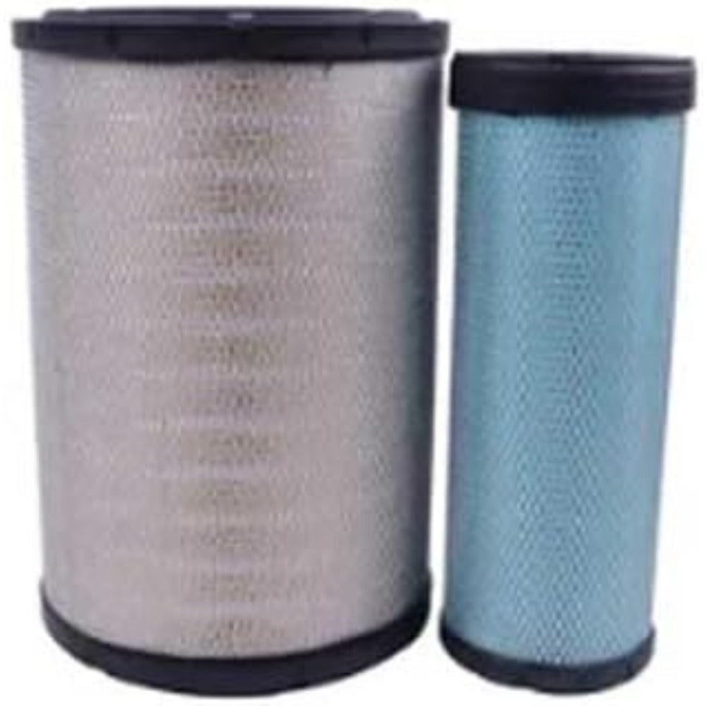 Air Filter Kit 84165239 LP532503 for New Holland Excavator E385B E385C - KUDUPARTS