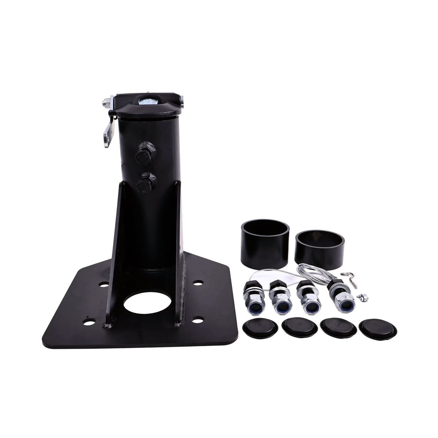 12"-17" Adjustable 5th Wheel to Gooseneck Adapter Hitch for Camper RV