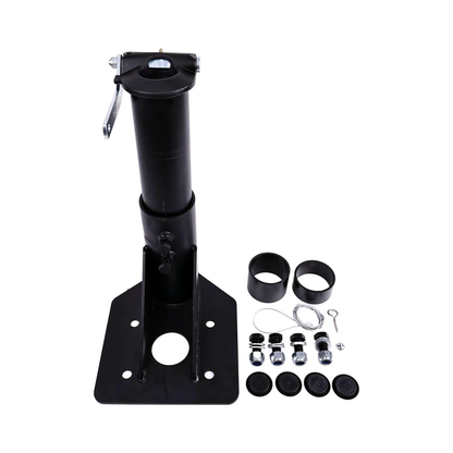 12"-17" Adjustable 5th Wheel to Gooseneck Adapter Hitch for Camper RV