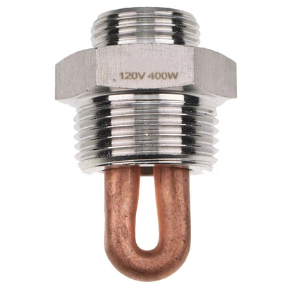 120V 400W 1" NPT Engine Block Heater Assembly 3100003 for Jaguar Jeep Renault Rover Kubota Perkins
