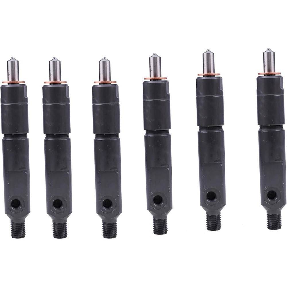 6 PCS Fuel Injector 221-4027 3637193M91 3637193E91 for Caterpillar CAT Engine 3056 Massey Ferguson Tractor 3120 4235 - KUDUPARTS