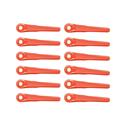 12 Pieces Plastic Blade 4002-007-1000 for Stihl PolyCut Mowing Head 6-2 7-3 28-2 48-2