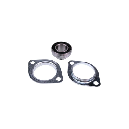 1/2" Pressed Steel Two Bolt Flange Bearing SBSFL201-08 SBPFL201-8 SBPFL201-08 - KUDUPARTS