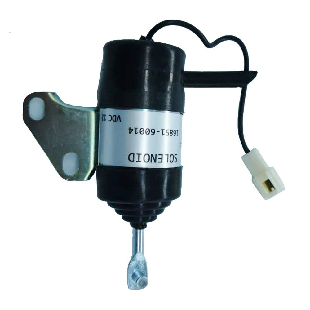 12V 16851-60014 Stop Solenoid for Kubota Tractor BX2350D BX24D BX25 G2160 GR2100 GR2110 RTV900R RTV900T